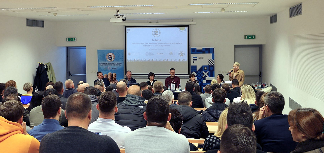 Održana tribina „Socijalno osiguranje pomoraca, porezne obveze, naknada za nezaposlene i sustav e-pomorac“