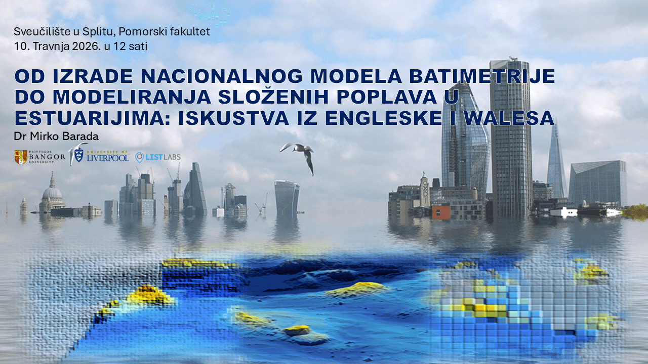 Gostujuće predavanje na temu GIS analize poplava i batimetrije