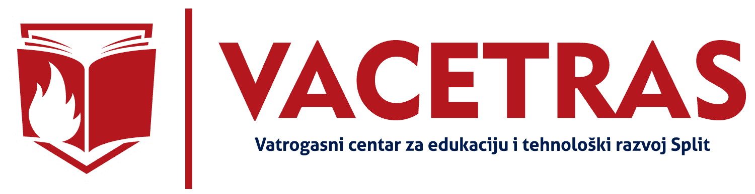 Javna ustanova VACETRAS - Vatrogasni Centar za Edukaciju i Tehnološki Razvoj Split logo