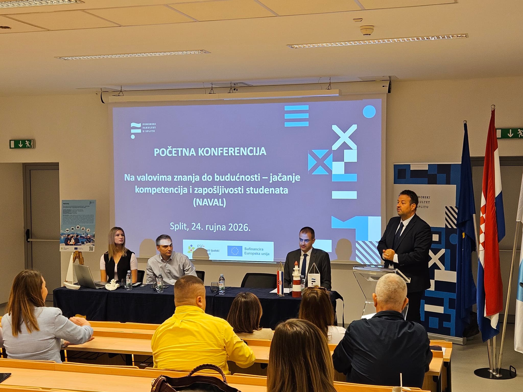 Održana početna konferencija projekta Na valovima znanja do budućnosti – jačanje kompetencija i zapošljivosti studenata (NAVAL)