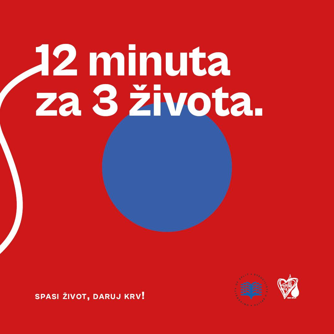 12 minuta za 3 života – Informiraj se o darivanju krvi i spasi nekome život