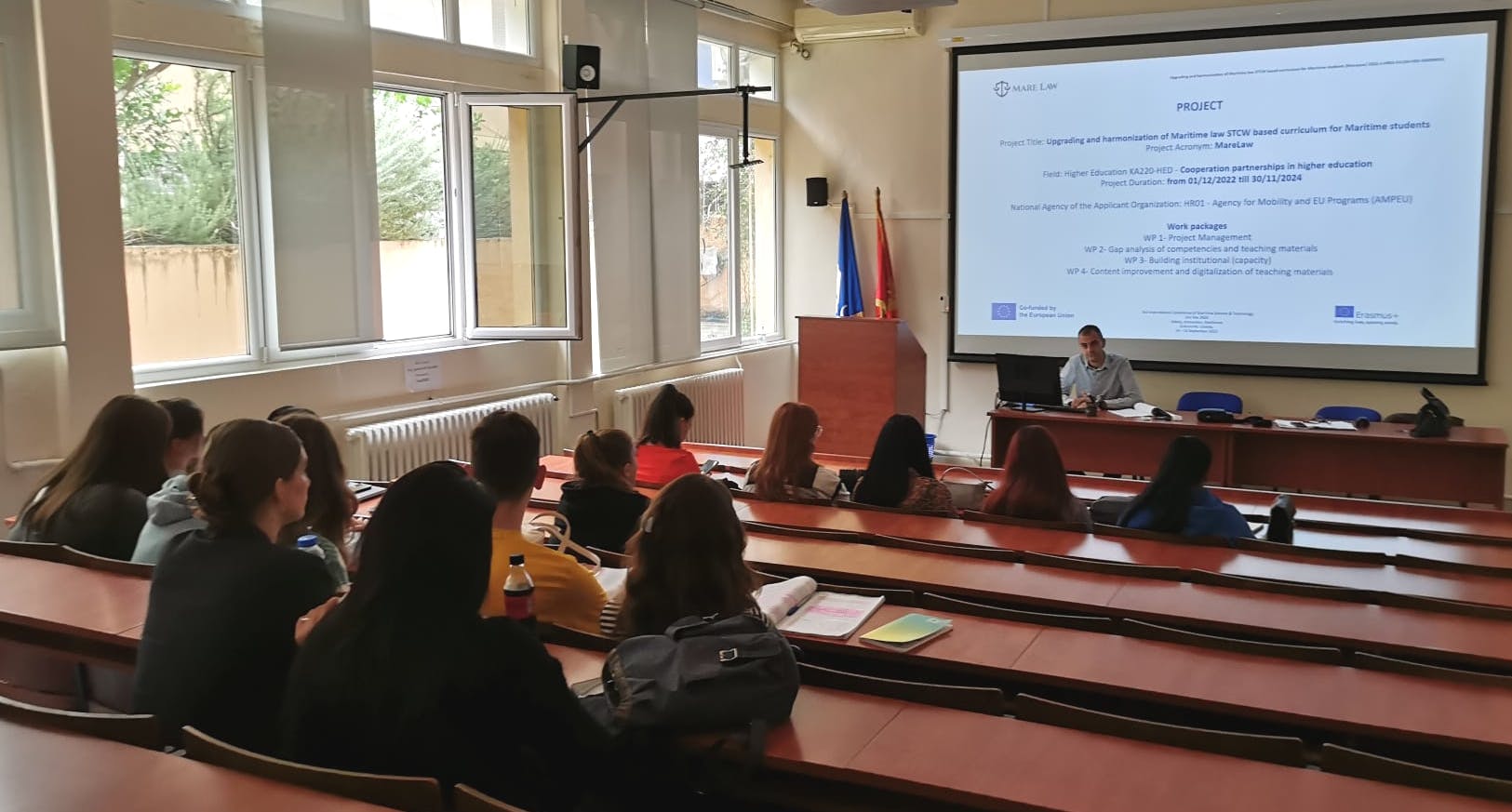 Širenje rezultata MareLaw projekta u sklopu Erasmus+ mobilnosti na Univerzitetu Crne Gore