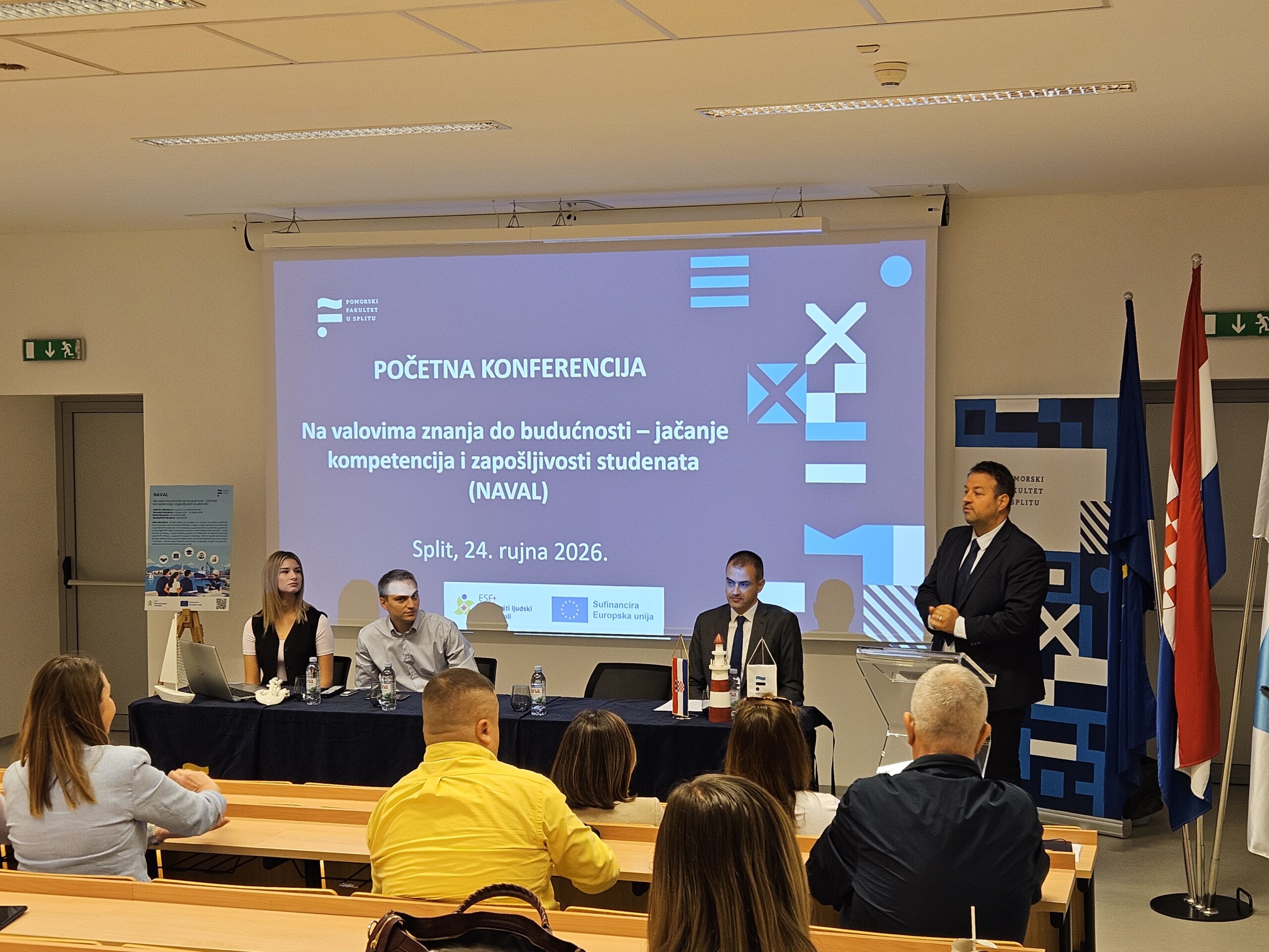 Održana početna konferencija projekta Na valovima znanja do budućnosti – jačanje kompetencija i zapošljivosti studenata (NAVAL)